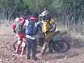 Caída en cortafuegos. Piedrabuena Caída en cortafuegos. Piedrabuena
