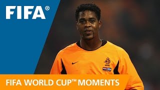 WM 1998: Patrick Kluivert trifft gegen Brasilien