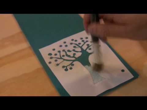 How to Make Hand-Printed Fleece Scarves.