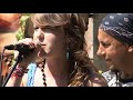 a voice inside Nibs Van Der Spuywith Alice & Laura + Theo, Camille & Dorian + Jeff Boudreaux, John Lester in the Jardin du Theatre at Rochefort en Accords.