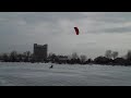 Kite Ski Buggy on Lake of Two Mountains, Vaudreuil, Quebec (1 of 3)