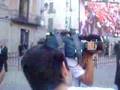 Recibimiento al Real Madrid de baloncesto