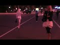 Hot Blonde Crossing Street