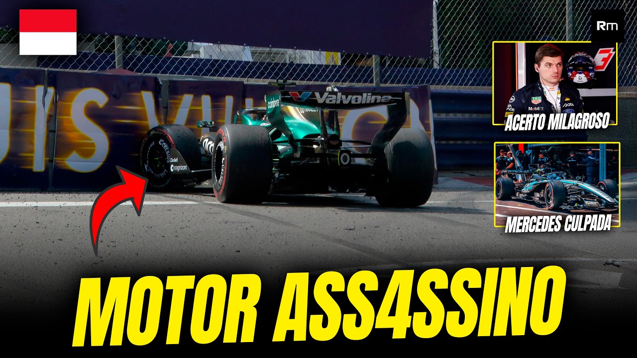 STROLL JOGADO NO MURO PELO MOTOR / MERCEDES ASSUME CULPA / MCLAREN COM PROBLEMA / ACERTO RED BULL