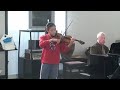 Katherine Liu played Accolay Violin Concerto 1st Mvt