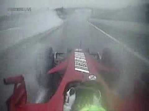Massa v Kubica Fuji Onboard