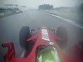 Massa v Kubica Fuji Onboard