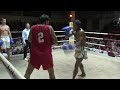 Buakaw por Pramuk pad training at Patong Boxing Stadium