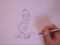 the simpsons drawing -with spider pig song - and bart skateboarding song-