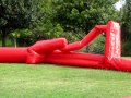 Inflatable soccer pitch