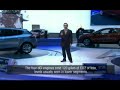 Carlos Ghosn, CEO and President of Renault, unveiling the ne Carlos Ghosn, CEO and President of Renault, unveiling the ne