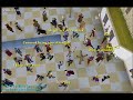 Blue mask drop party