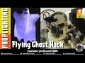 Prop Hack Kmart Flying Ghost Continuous Flight Halloween Yard Haunt How-to