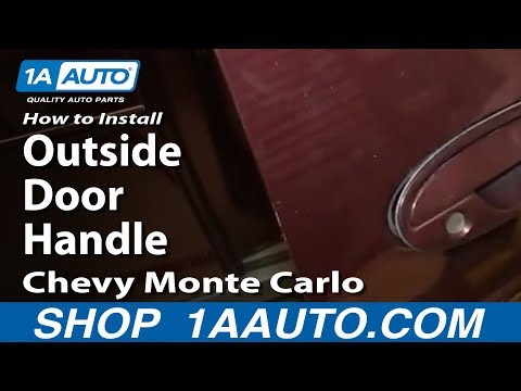 How To Install Replace Outside Door Handle 2000-07 Chevy Monte Carlo