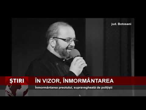 Înmormântarea unui preot din Dorohoi, supravegheată de polițiști