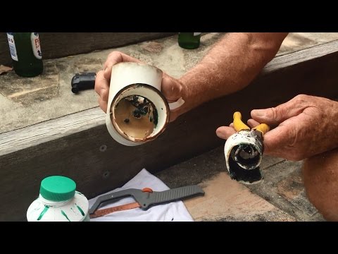 how to properly glue pvc pipe