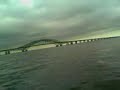 Motoring under the Robert Moses Bridge