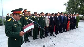 Dâng hương anh hùng liệt sỹ nhân kỷ niệm 74 năm ngày thành lập Quân đội nhân dân Việt Nam