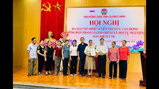 Hội Nông dân tỉnh Quảng Ninh ra mắt Mô hình tuyên truyền vận động nông dân tham gia BHXH, BHYT tự nguyện tại phường Bắc Sơn
