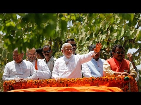 Varanasi at his side, Narendra Modi delivers biggest road-show in world's largest election