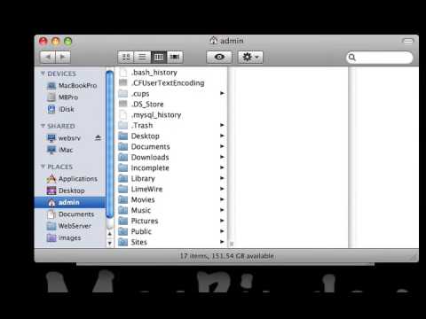 how to show hidden files on mac