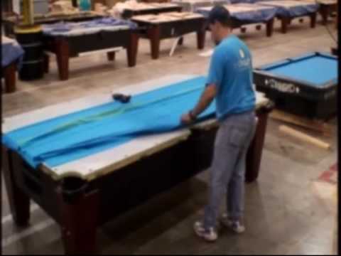 how to recover pool table felt