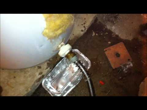 how to drain rheem water heater
