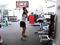 Grant GHD Sit ups and DB cleans Grant GHD Sit ups and DB cleans