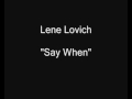 Lene Lovich - Say When [HQ Audio]