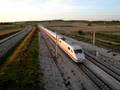 ICE 1 at 160 km/h / 100 mp/h + horn