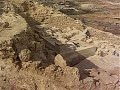 King Herod's recently found tomb near his palace wall -2 See all videos at tiltul.com Herod's tomb was found on May 2007 on the north slope of his amazing conical shape desert palace, 7 miles south of Jerusalem. Only 15min drive on a newly opened excellent road (not on the map yet), it is a must seen. Josephus Flavius (the Jewish Roman historian) wrote that Herod who ruled the ancient kingdom of Judea from around 37 BC to 4 BC was buried at Herodion. The Series of Video clips show the excavation around the tomb, the view towards Jerusalem at the north and Judah Desert to the East. Other videos show the Tomb, the Palace and the impressive water system. TilTul Automates multi engines Search, Language translation and sites linking for Mozilla Firefox, available for free download at tiltul.com