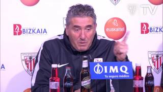 Rueda de prensa previa al partido contra el Espanyol de Joseba Agirre