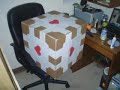 weighted companion cube incineration