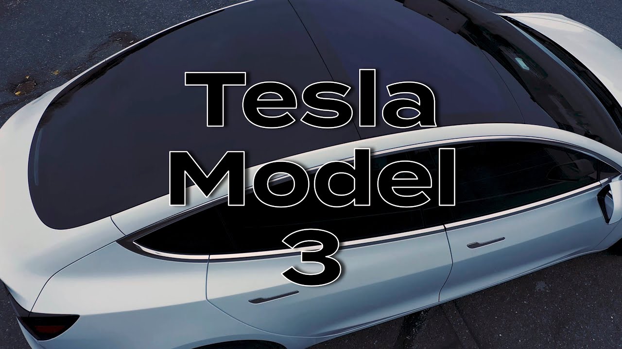 Window Tint Installed On A Tesla Model 3