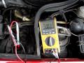 A duty cycle measurement on Mercedes W124 diagnostic socket
