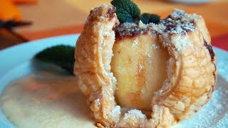 Apfel im Blätterteig mit Zucker-Zimt-Butter Füllung | Dessert Rezept Apfel im Blätterteig mit Zucker-Zimt-Butter Füllung | Dessert Rezept