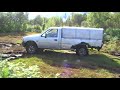 Off Roading. Bedford pick up got stuck
