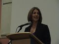 Naomi Klein at fundraiser for Hands Off Iraqi Oil