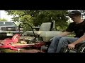 Paraplegic Lawn Mower Transfer