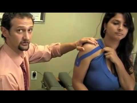 how to apply kinesio tape to a shoulder