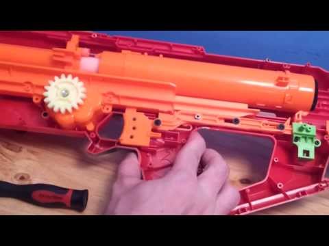 nerf mods - Simple mods for the Complicated new Blaster. The Mega Centurion is no marksman blaster, but it packs quite a punch, and carries a unique firing mechanism! Fa...