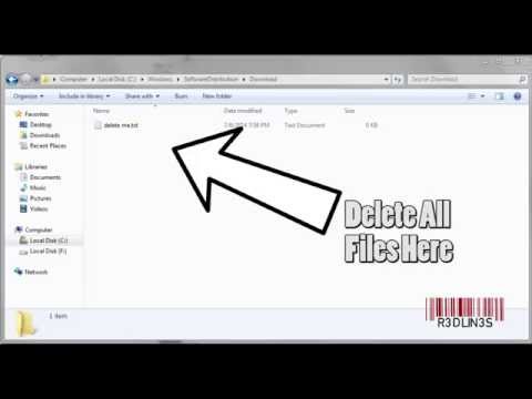 R3DLIN3S - How To Delete Windows Update Files Free up hard drive space by deleting windows update files. Location of Windows Update Files. go to control panel and click...