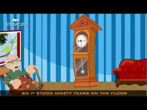 grandfather - My grandfather's clock Was too large for the shelf, So it stood ninety years on the floor; It was taller by half Than the old man himself, Though it weighed ...