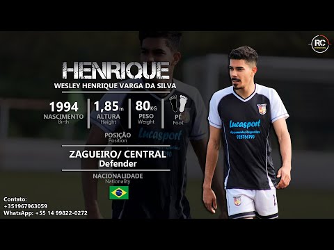 Wesley Henrique - zagueiro/central (Defender) 1994 (2022/2023)
