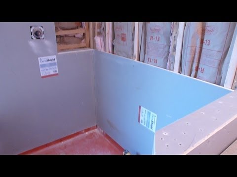 Backer - I am showing shower surround wall tile backerboard installation tips, how and where to start. Very important information !. WATCH IT BEFORE STARTING YOUR PRO...