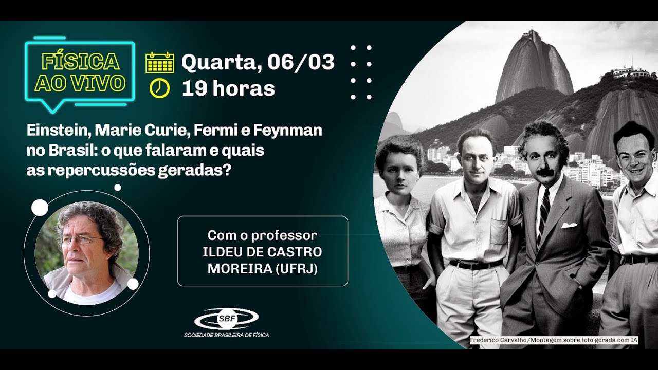 Einstein, Marie Curie, Fermi e Feynman no Brasil: o que falaram e quais as...