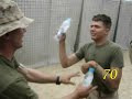 Marines scaring another Marine