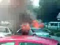 satya niketan car fire 13/8/08