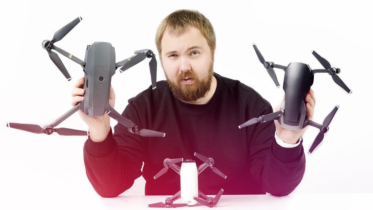 Выбираем лучший квадрокоптер: DJI Mavic Pro vs. Air и Spark