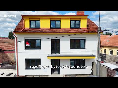 Video Prodej novostavby moderního bytu 1+kk, 35 m², Brno - Černovice, sklep, parkování